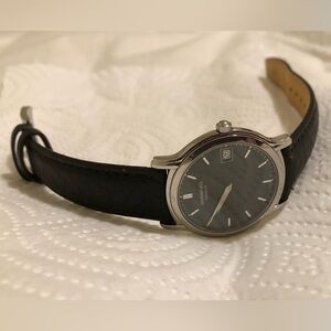 Raymond Weil 5569 Sapphire Crystal Stainless Steel Leather Wristwatch